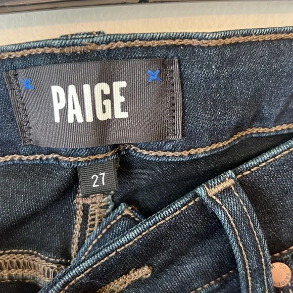 Paige Verdugo Ankle Mid Rise Ultra Skinny Transcend Size 27 New with Tags - Picture 2 of 13